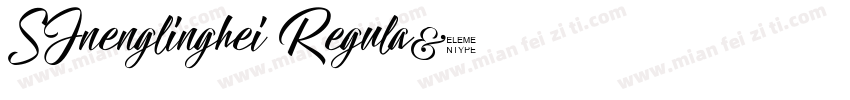 SJnenglinghei Regula字体转换